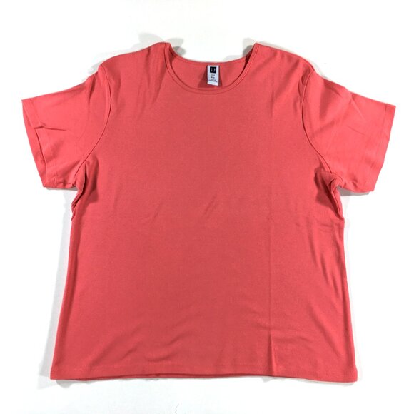 Gap Shirt Womens Size XXL Light Red 100% Cotton Short Sleeve - Picture 1 of 8